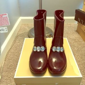 Brand new Michael KORS Rain Boots Size 8